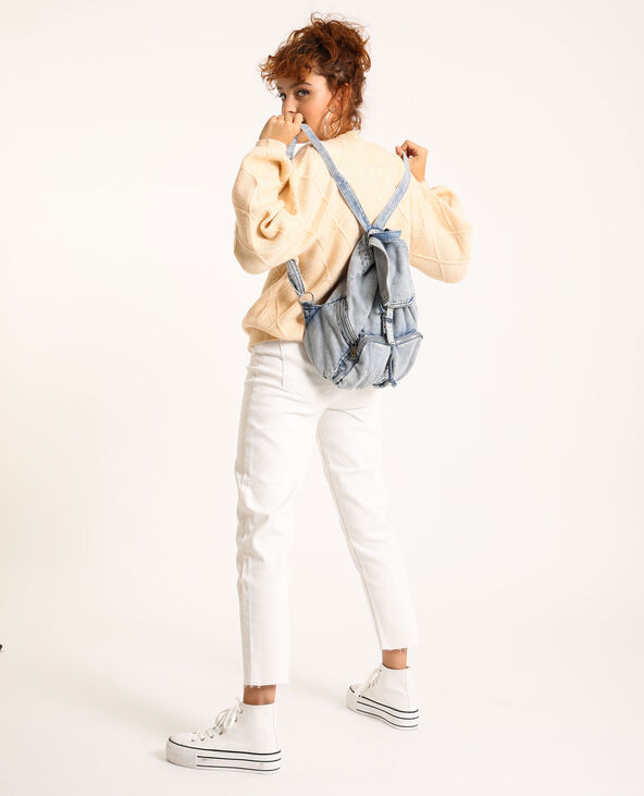 Pull torsadé écru - Pimkie