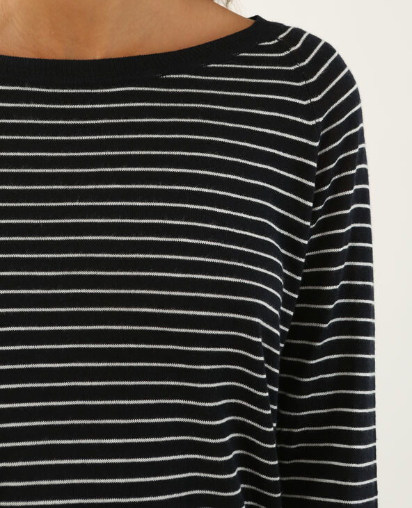 Pull basique léger bleu foncé - Pimkie