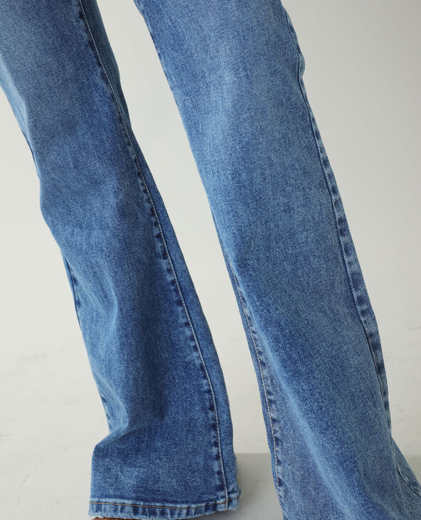 Jean flare high waist bleu - Pimkie