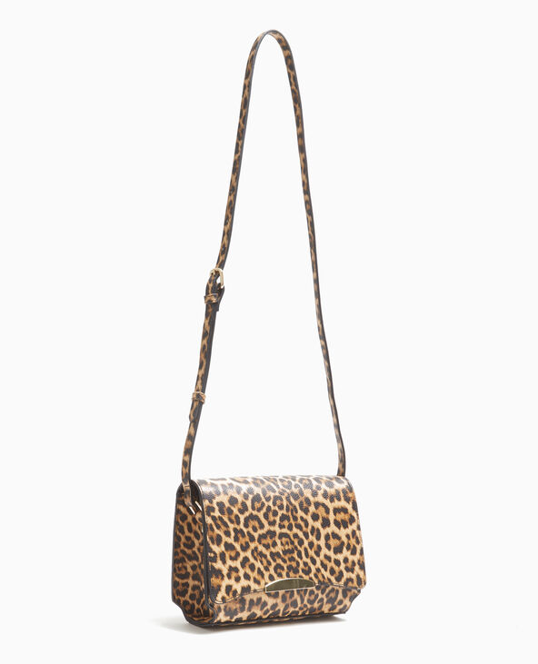 Sac boxy motif léopard camel - Pimkie