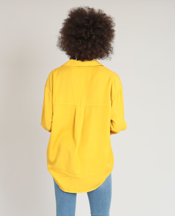 Chemise XL fluide jaune ocre - Pimkie