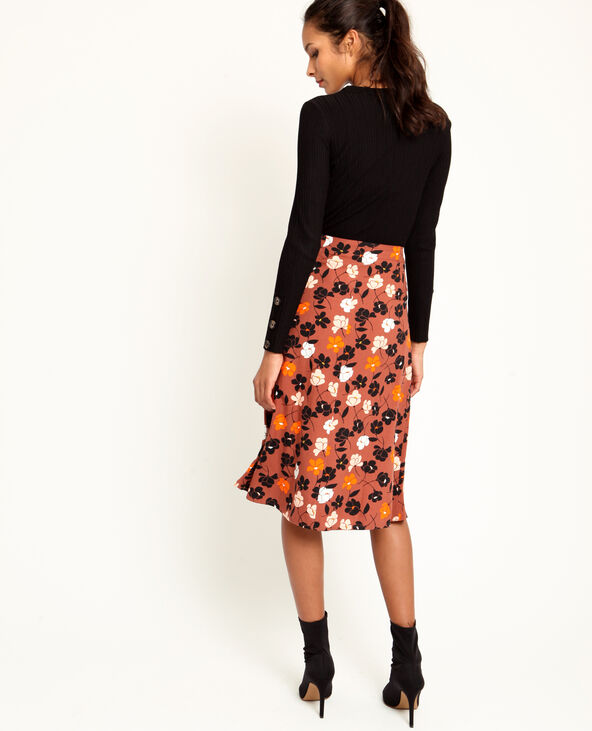 Jupe midi fleurie Pimkie