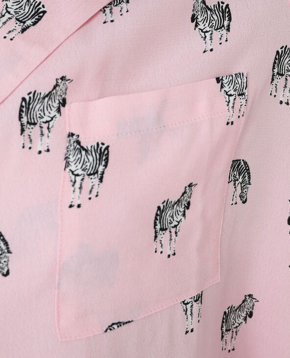 Chemise zèbres rose - Pimkie