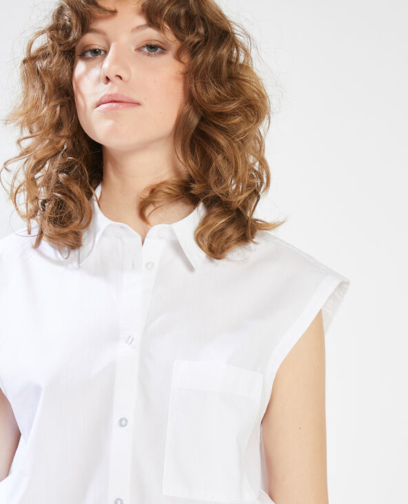 Chemise sans manche blanc - Pimkie