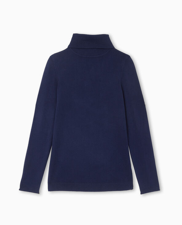 Pull à col roulé bleu marine - Pimkie