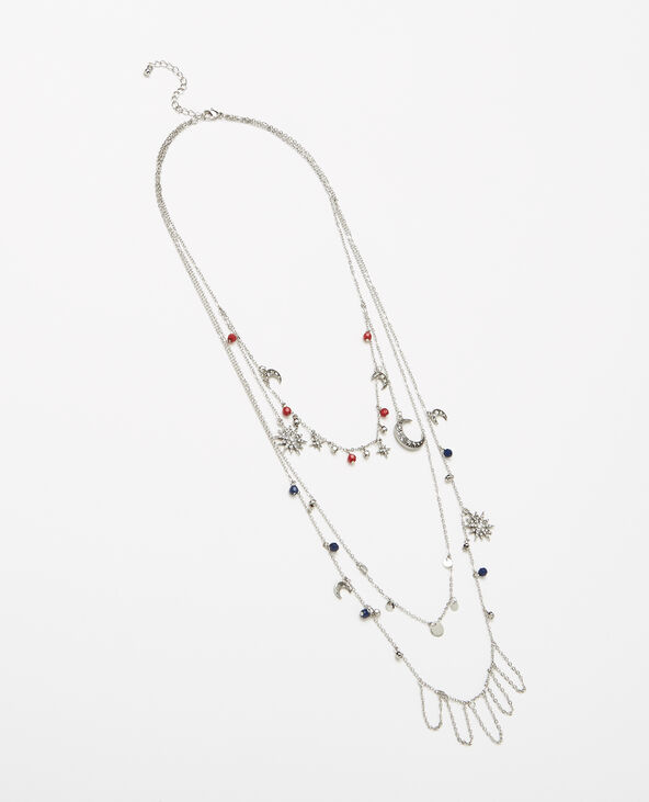 Collier multi-rangs argenté - Pimkie