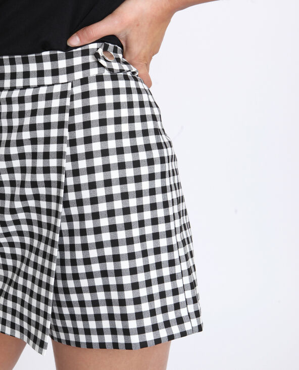 Jupe short vichy