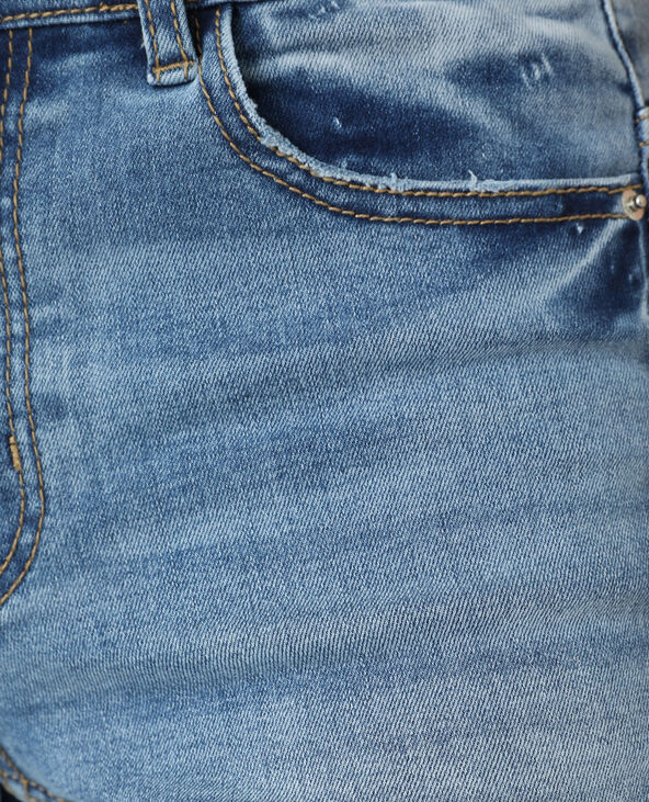 Jean skinny push up mid waist bleu - Pimkie