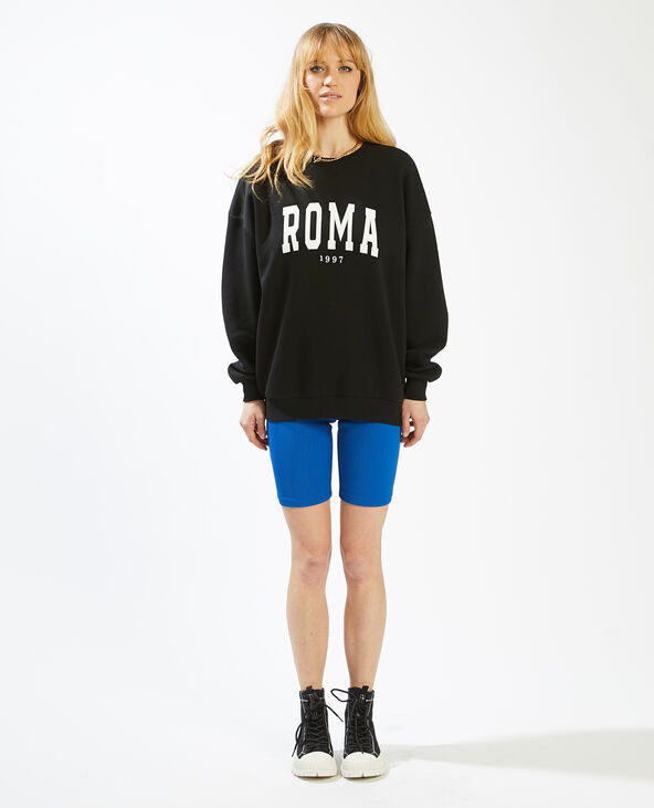 Sweat oversize noir - Pimkie