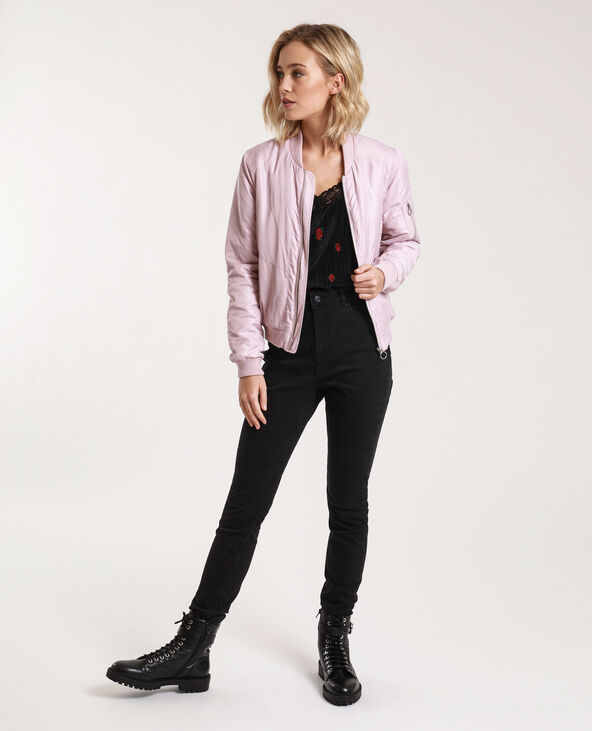Bomber satiné lilas - Pimkie