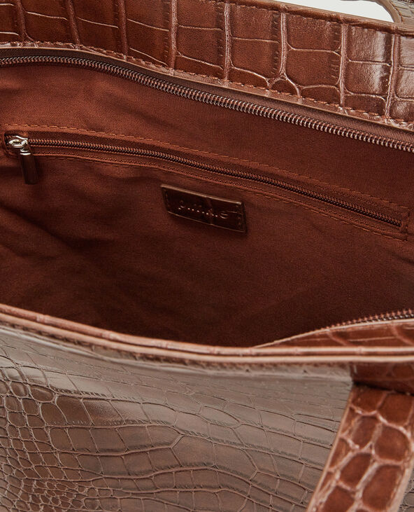 Sac cabas croco marron - Pimkie