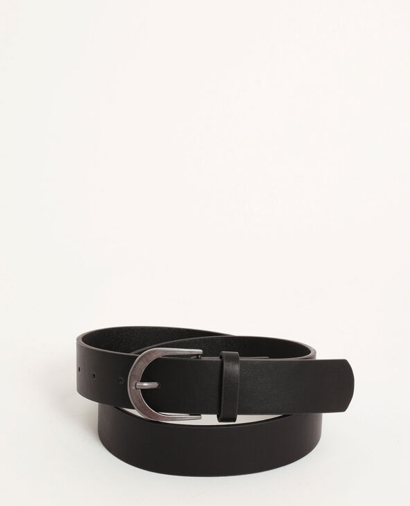 Ceinture à boucle mat noir - Pimkie