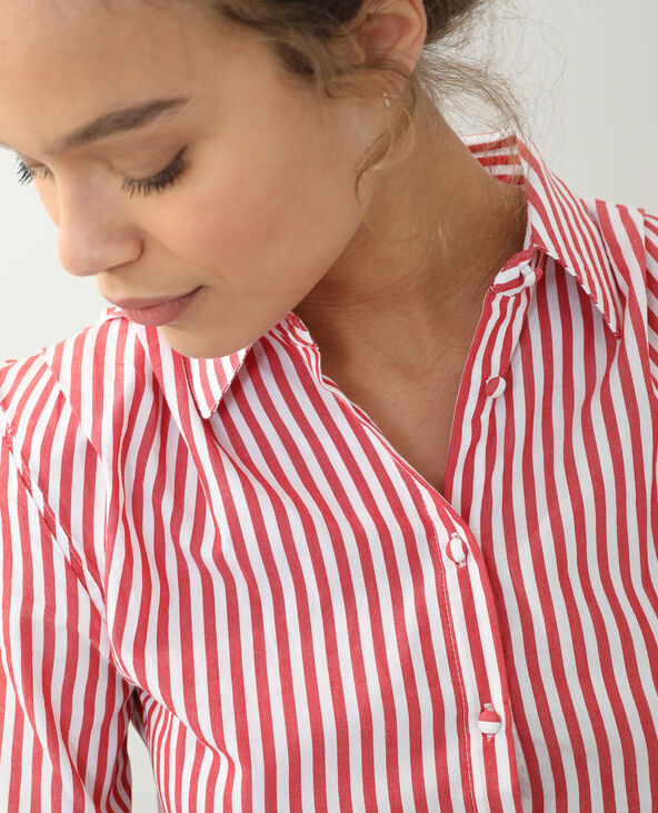 Chemise à épaulettes blanc - Pimkie