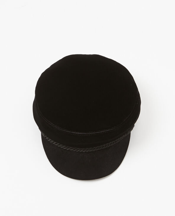 Casquette de marin velours noir - Pimkie