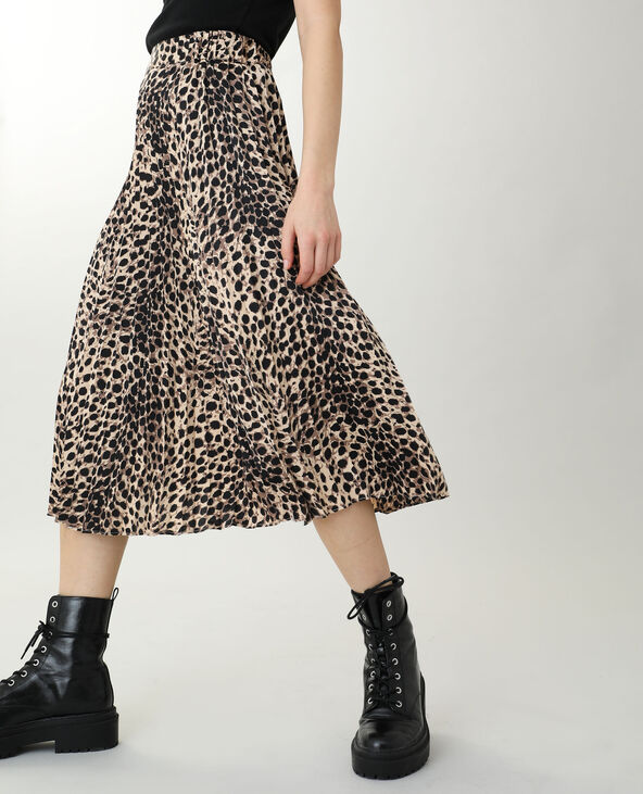 Jupe leopard plissee 2025