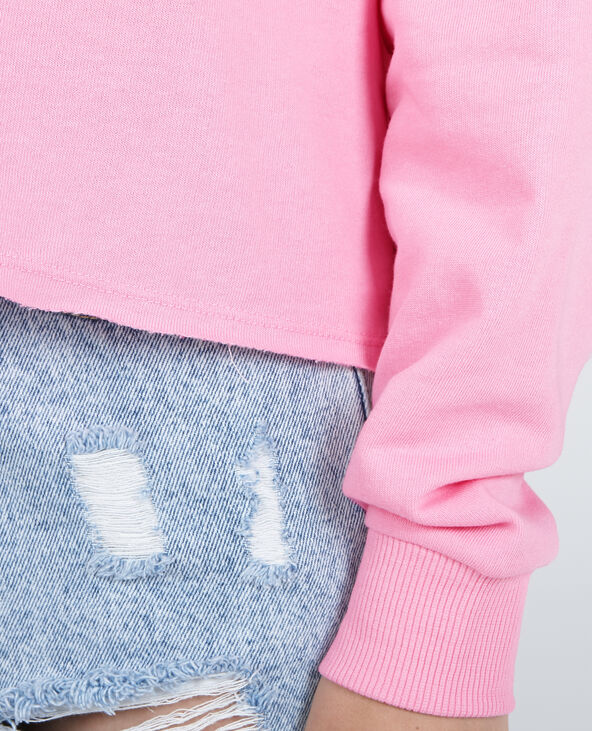 Sweat capuche rose - Pimkie