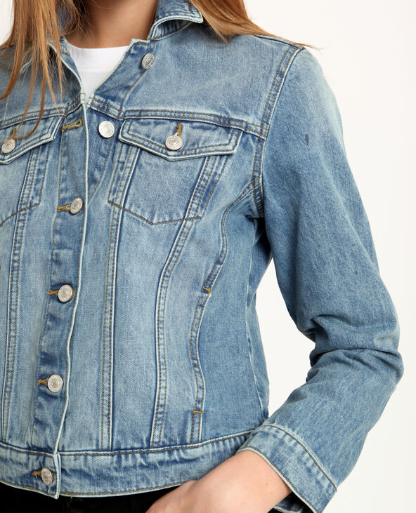 Veste en jean bleu - Pimkie