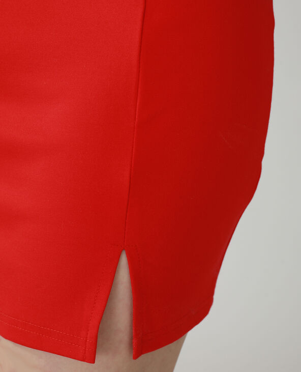 Robe fourreau rouge - Pimkie