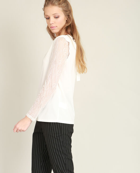 Top en dentelle blanc - Pimkie
