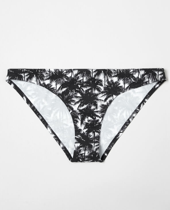 Bas de maillot de bain palmiers blanc - Pimkie