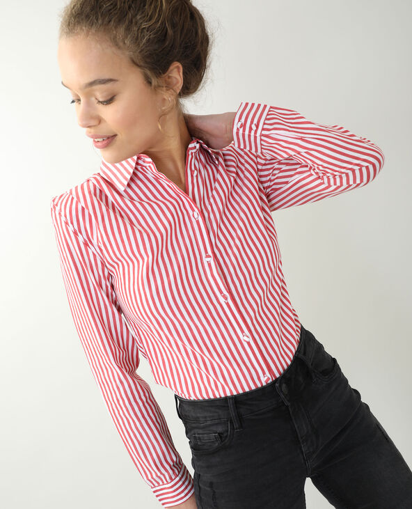 Chemise à épaulettes blanc - Pimkie