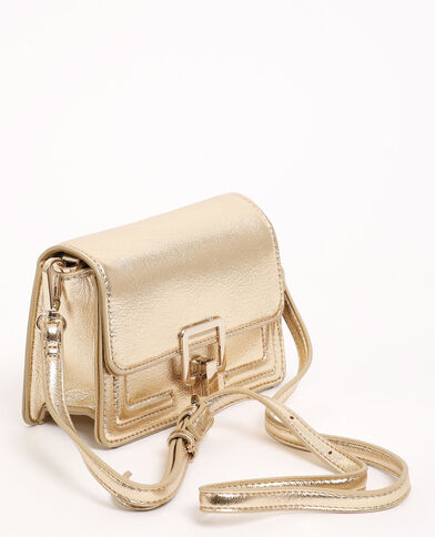 Mini sac boxy doré - Pimkie