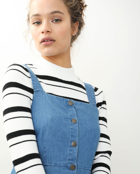 Robe salopette en jean