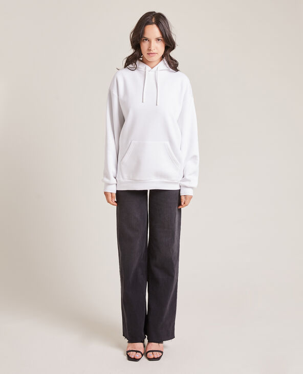 Sweat capuche blanc - Pimkie