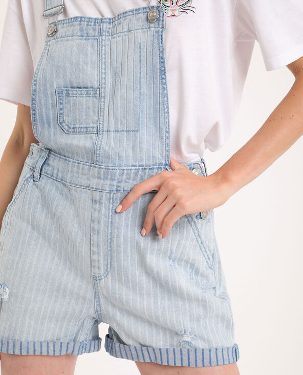 Salopette en jean Jean bleached - Pimkie