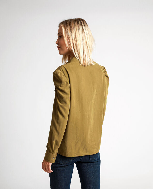 Chemise à poches vert foncé - Pimkie