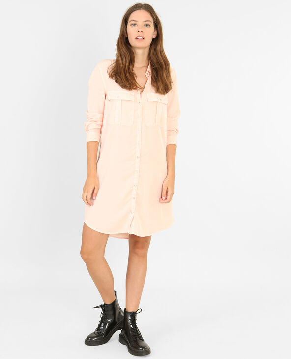 Robe chemise rose clair - Pimkie