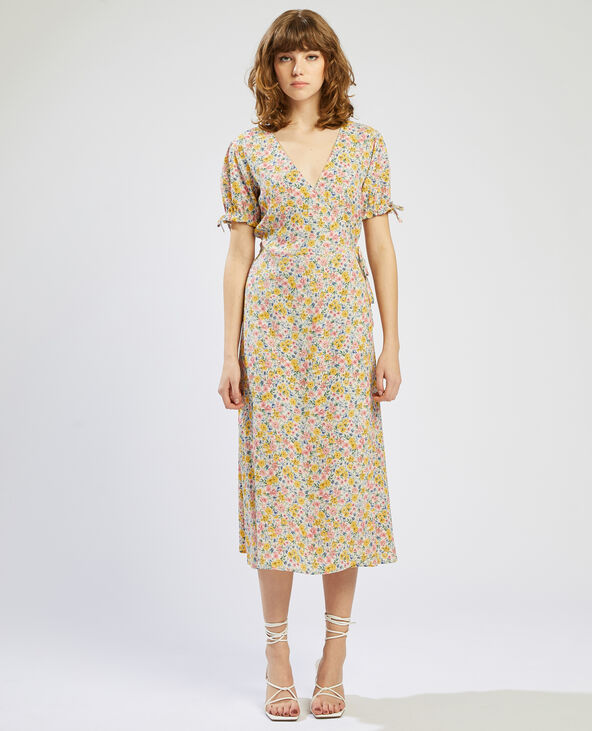 Robe longue fleurie