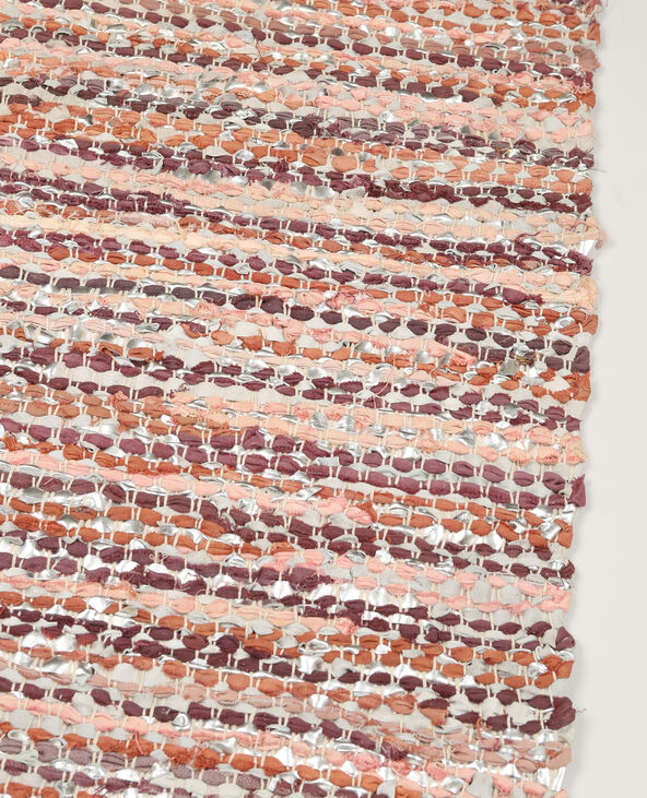Tapis tissé cuir rose - Pimkie