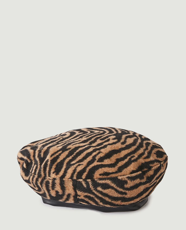 Béret motif léopard marron - Pimkie