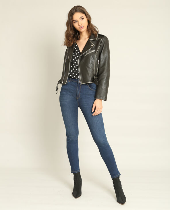 Blouse croisée noir - Pimkie