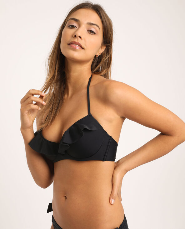 Haut de bikini corbeille noir - Pimkie