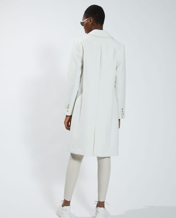 Manteau blanc long femme online