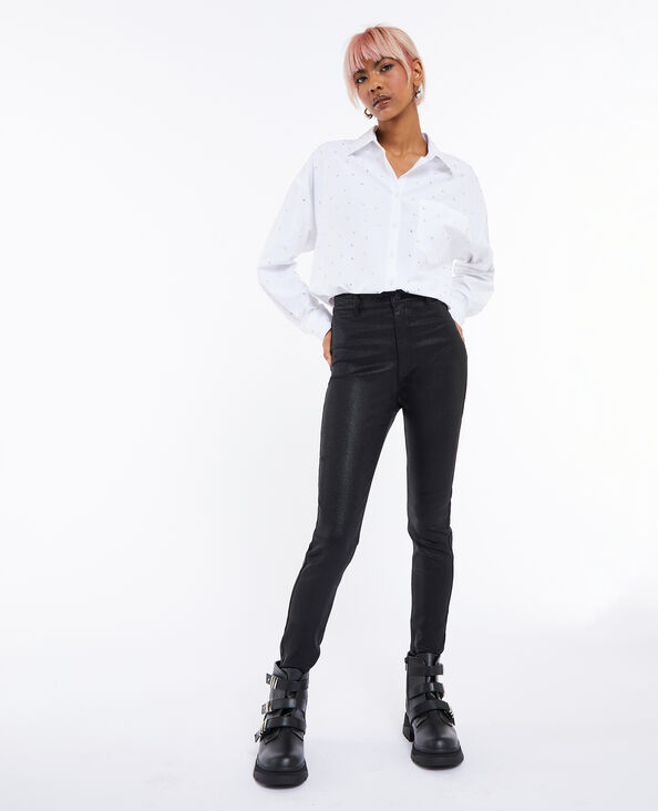 Jegging pailleté noir - Pimkie