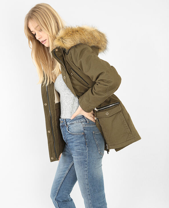 Parka coton marron - Pimkie