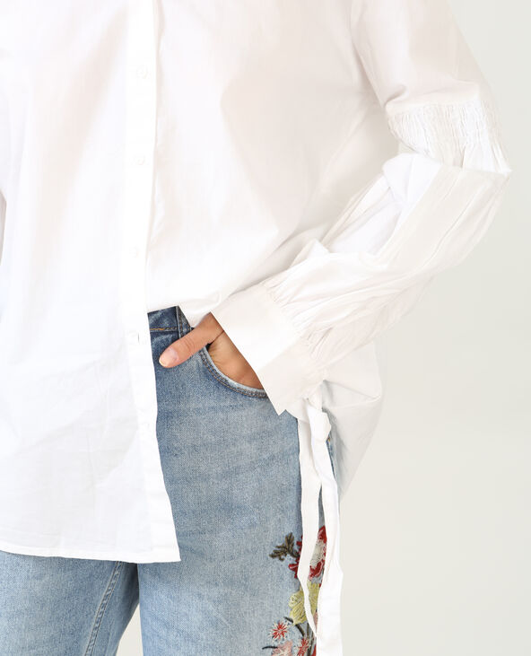 Chemise à manches pagode blanc - Pimkie