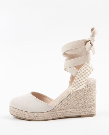 Sandales compensées beige - Pimkie