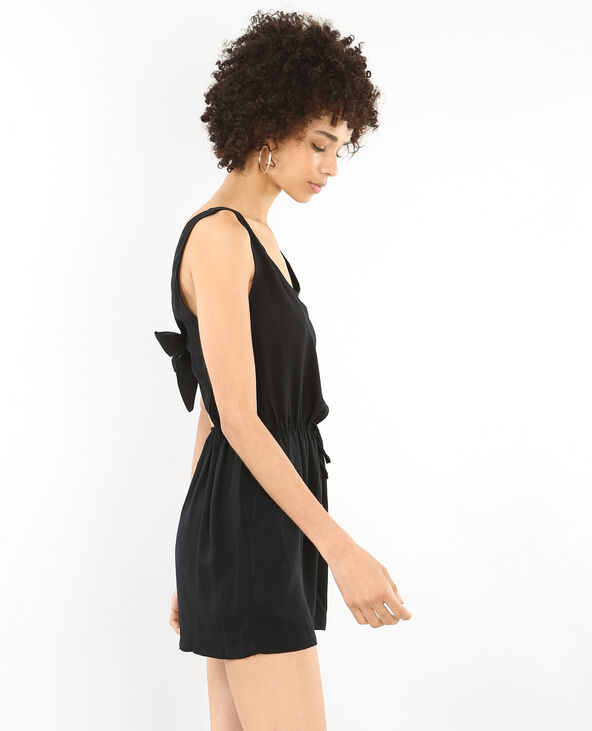 Combishort dos ouvert noir - Pimkie
