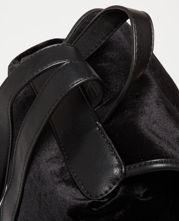 Sac à dos à lacets noir - Pimkie