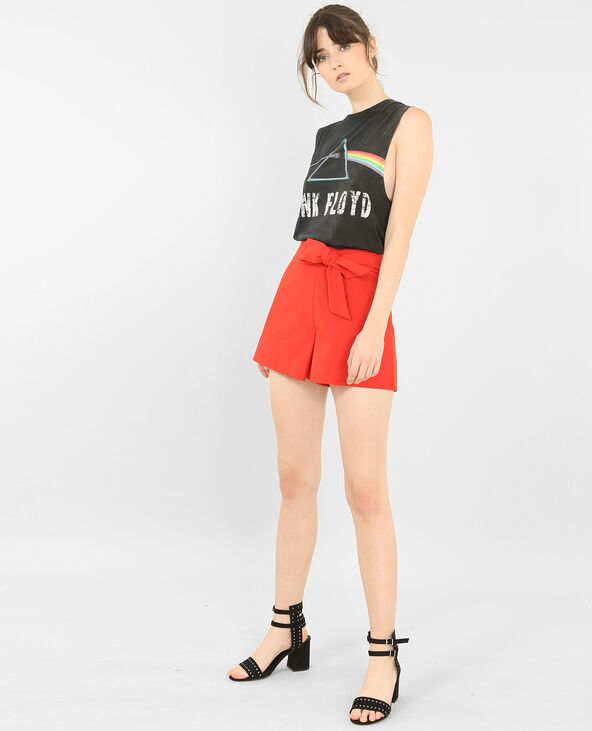 Short taille haute rouge - Pimkie