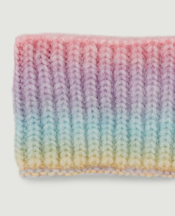 Bandeau maille tie & dye jaune - Pimkie