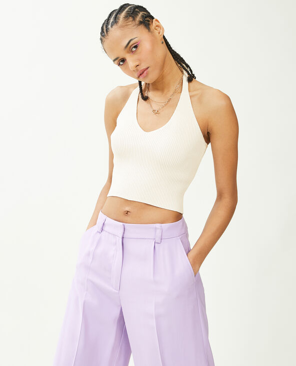 Dos-nu en maille beige - Pimkie