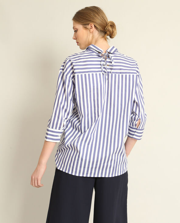 Chemise à rayures bleu clair - Pimkie