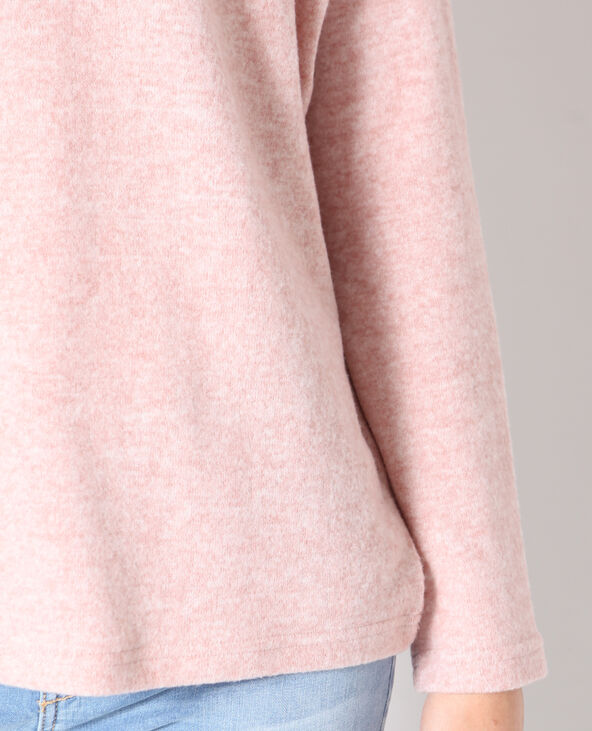 Pull à boutons rose clair - Pimkie