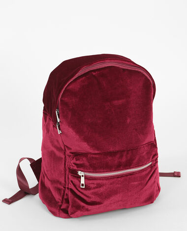 Sac à dos velours violet - Pimkie