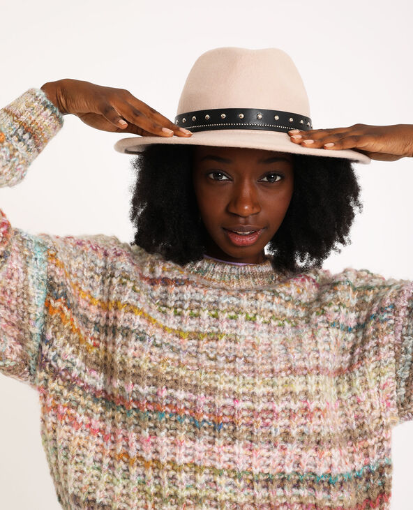 Chapeau en laine taupe - Pimkie
